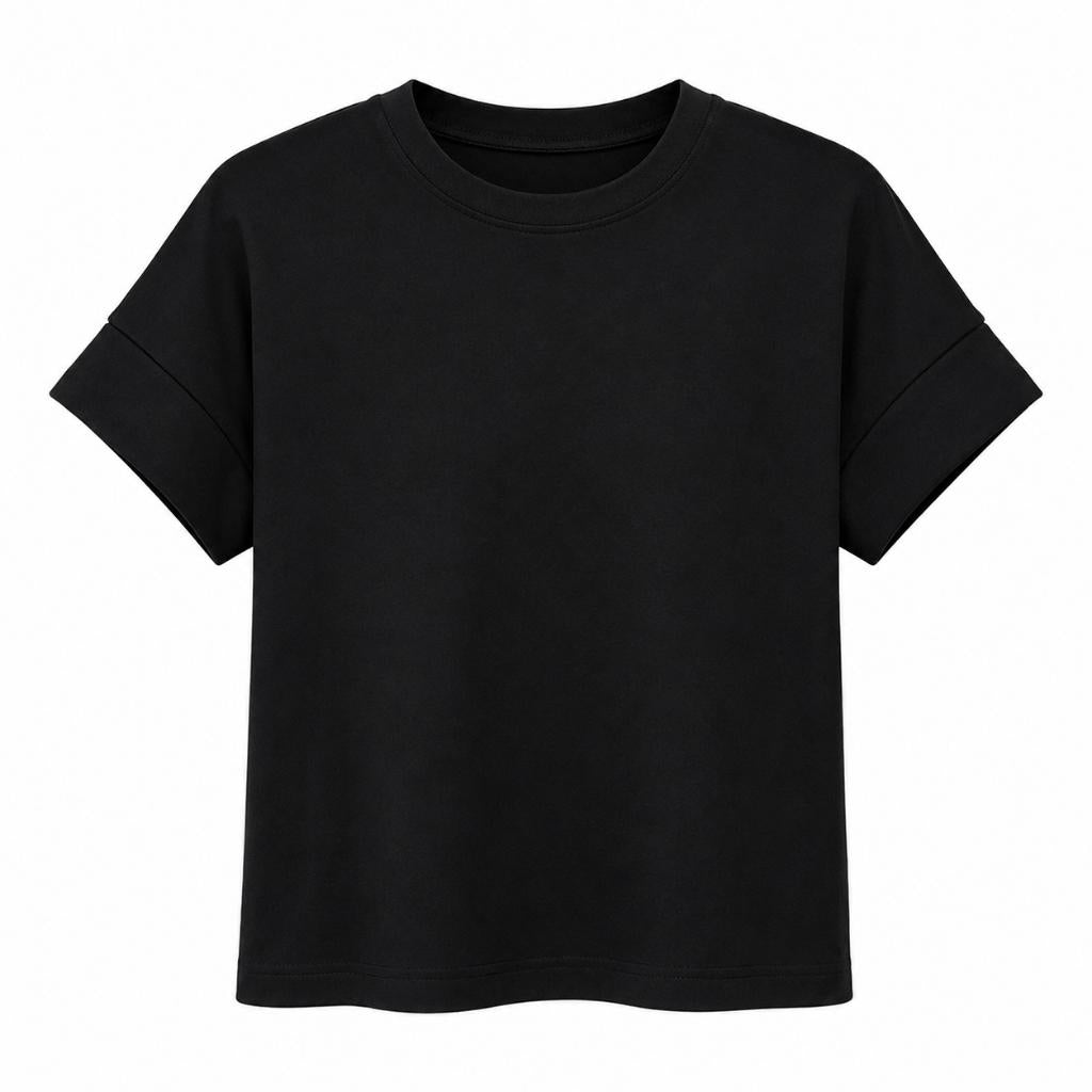 Classic Cuff Craft Crew Neck Short Sleeve Tee