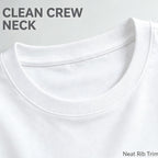 Unisex Oversized Round Neck Solid Cotton Short Sleeve Tee