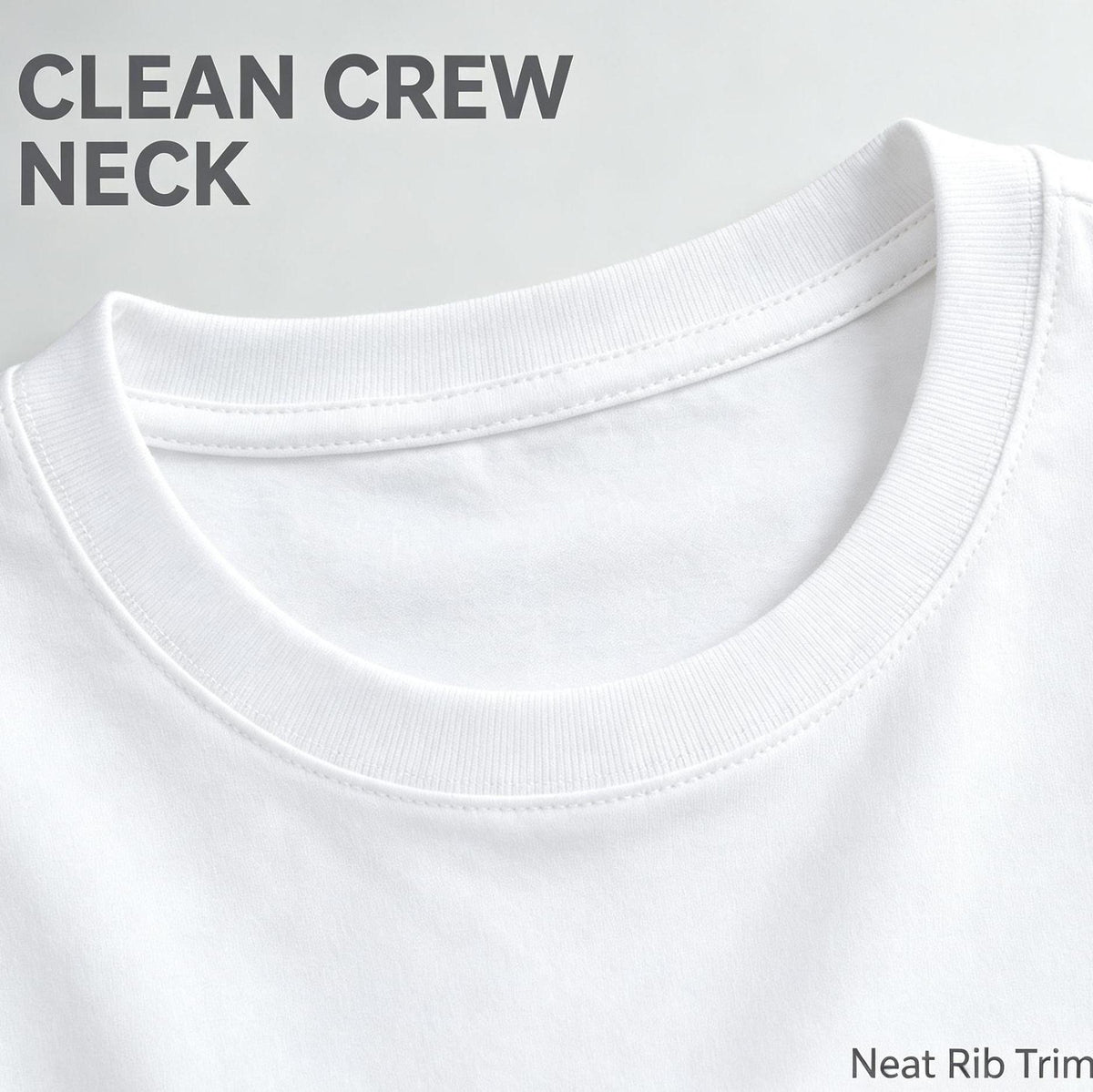 Unisex Oversized Round Neck Solid Cotton Short Sleeve Tee