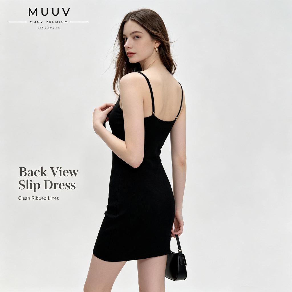 Ribbed Cami Mini Dress Spaghetti Strap Scoop Neck Slim Bodycon Fit Stretchy Soft Knit Fabric Casual Basic Sleeveless Short Dress Summer Daily Club Night Out Wear