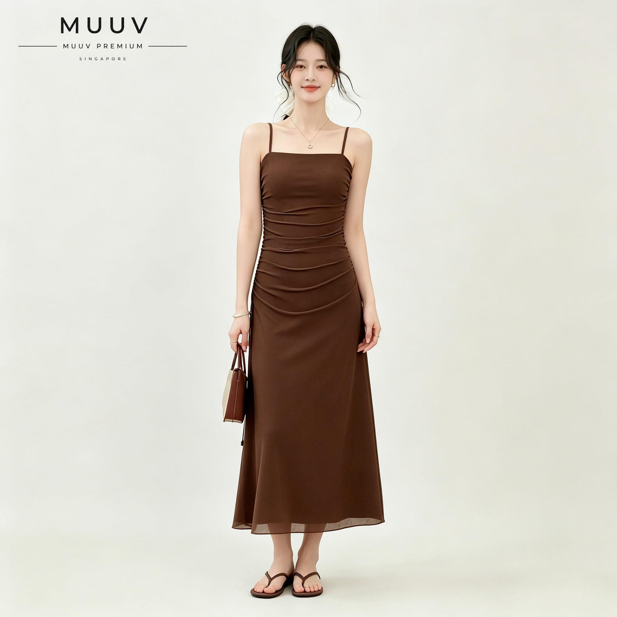 Luxe Mesh Stretchy Maxi Dress