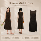Ruched Waist Knit Dress