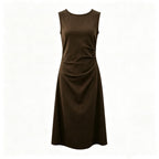 Ruched Waist Knit Dress