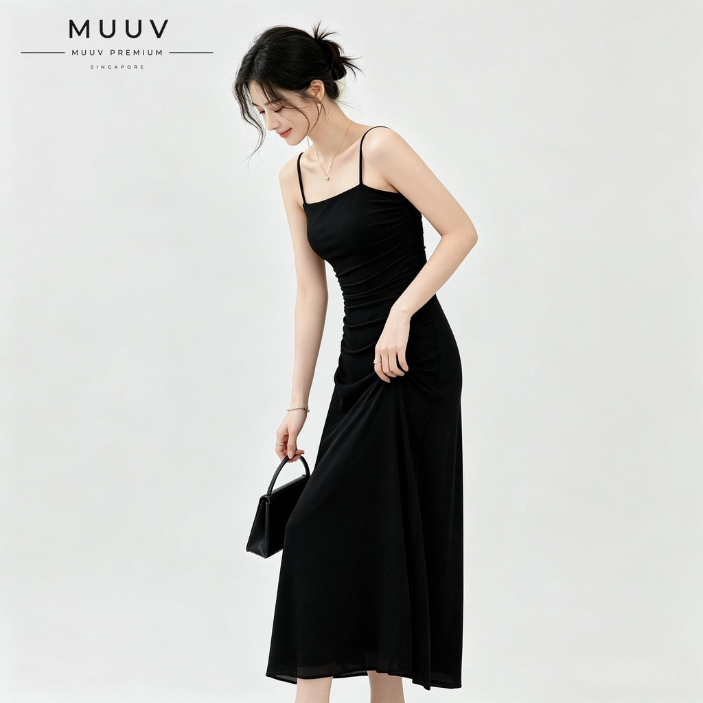 Luxe Mesh Stretchy Maxi Dress