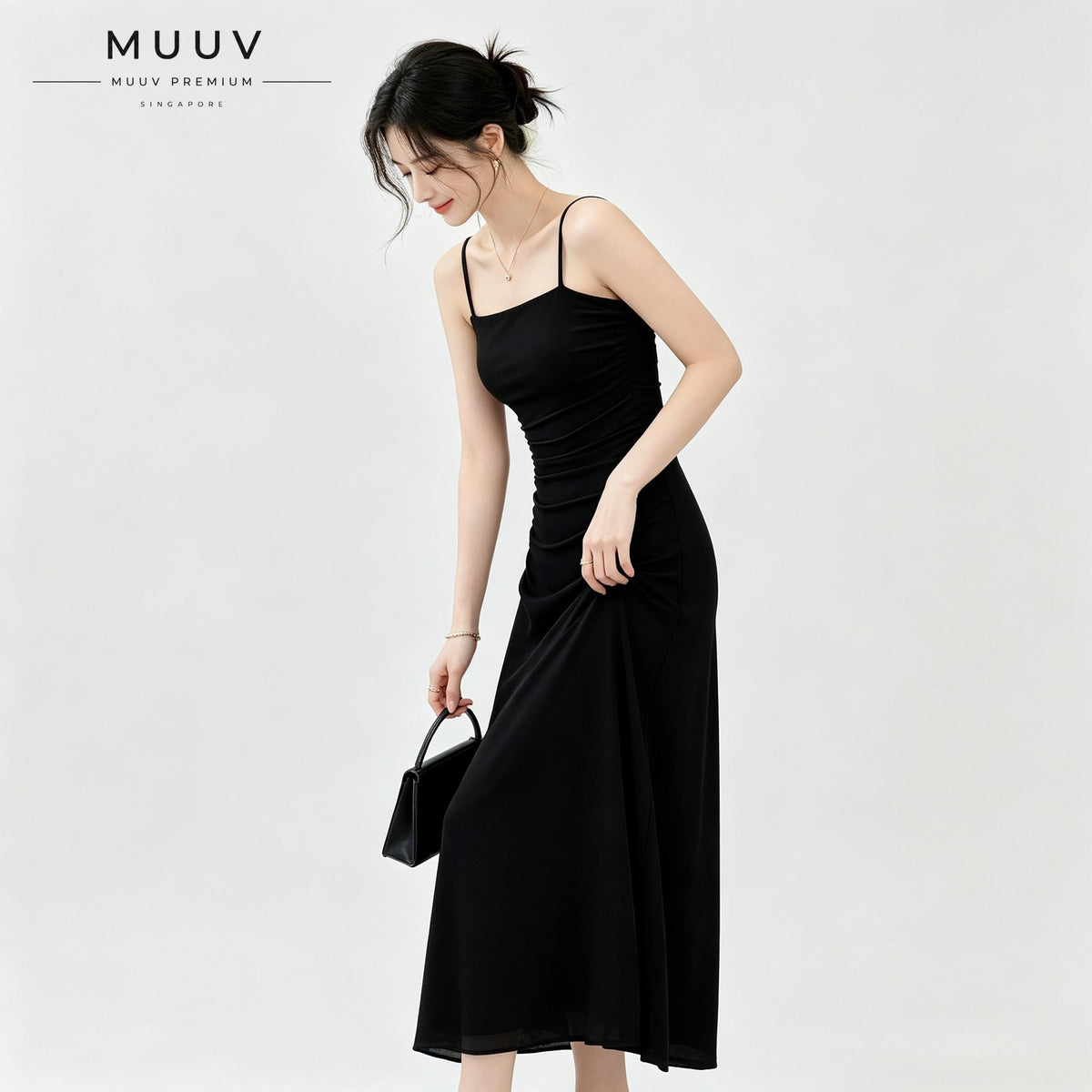 Luxe Mesh Stretchy Maxi Dress