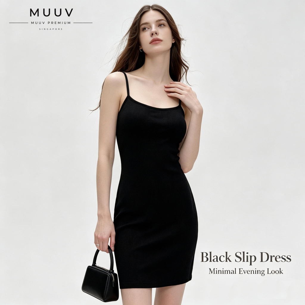 Ribbed Cami Mini Dress Spaghetti Strap Scoop Neck Slim Bodycon Fit Stretchy Soft Knit Fabric Casual Basic Sleeveless Short Dress Summer Daily Club Night Out Wear