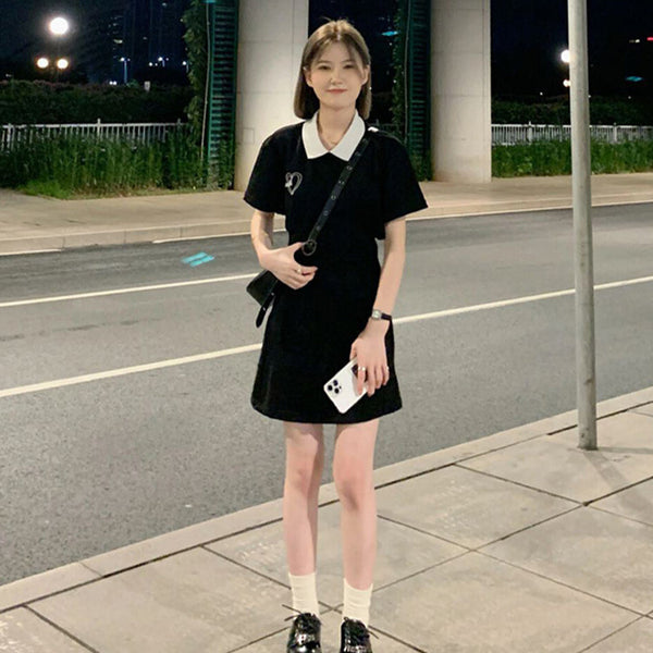 Muuv-It Waist-baring Polo Mini Dress