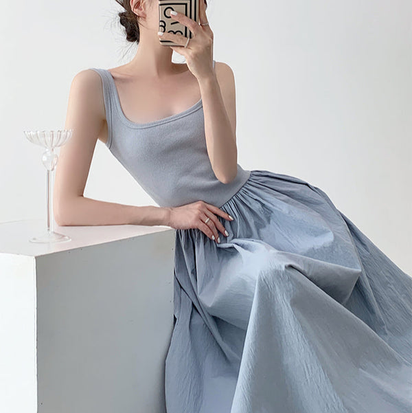 Muuv-It Panelled Knit Camisole Dress
