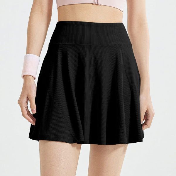 Muuv-It Anti-exposure Striped Sports Skirt