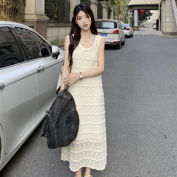 Muuv-It Lace Suspender Sleeveless Dress