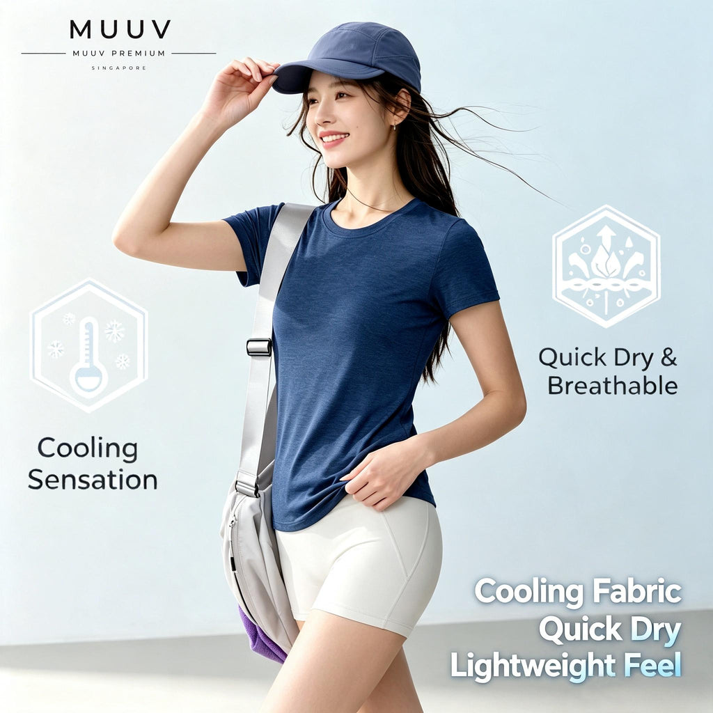 Unisex Cooling Quick Dry Sports Tee