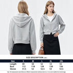 Cropped Oversized Dual Zip Hoodie