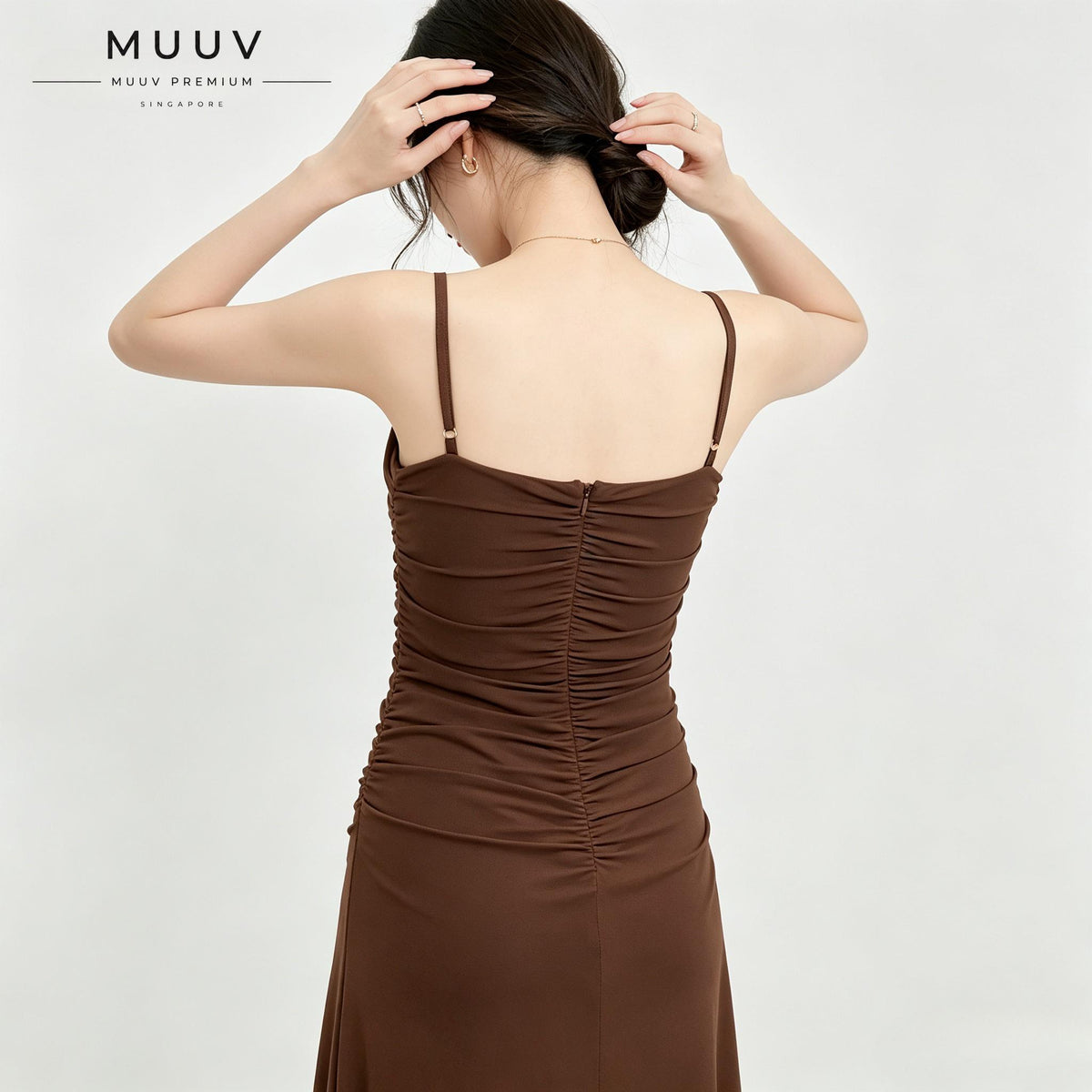 Luxe Mesh Stretchy Maxi Dress