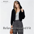 Cropped Oversized Dual Zip Hoodie