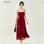 Luxe Mesh Stretchy Maxi Dress