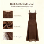 Luxe Mesh Stretchy Maxi Dress