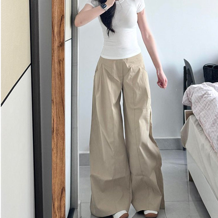 Women's High-Waist Slight-Flare Trousers