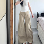 Women's High-Waist Slight-Flare Trousers