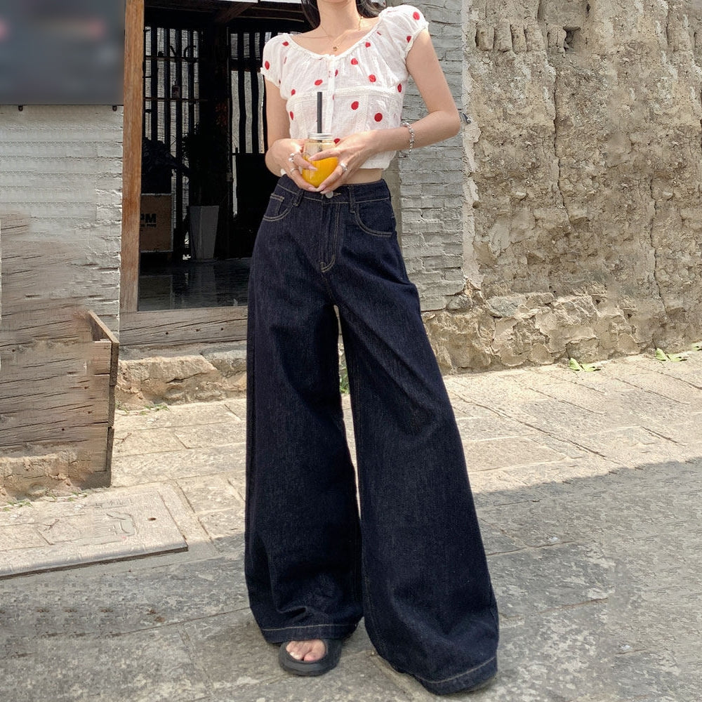 Women's High-Waist Slight-Flare Jeans