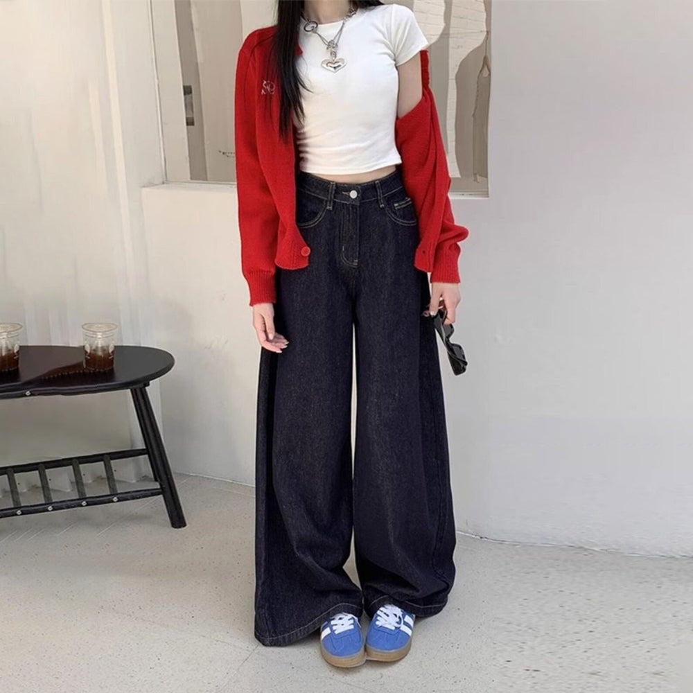Women's High-Waist Slight-Flare Jeans