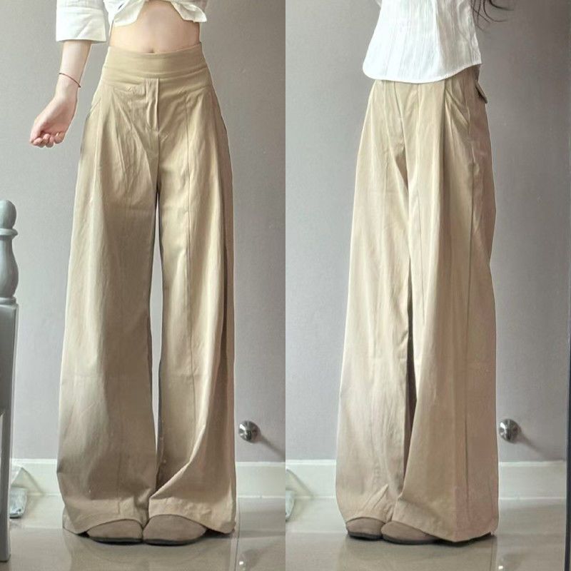 Women's High-Waist Slight-Flare Trousers