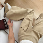 Women's High-Waist Slight-Flare Trousers