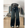 Women's Loose High-Waist Wide-Leg Jeans