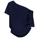 Women's Loose Off-Shoulder Short-Sleeve T-Shirt
