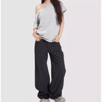 Women's Loose Off-Shoulder Short-Sleeve T-Shirt