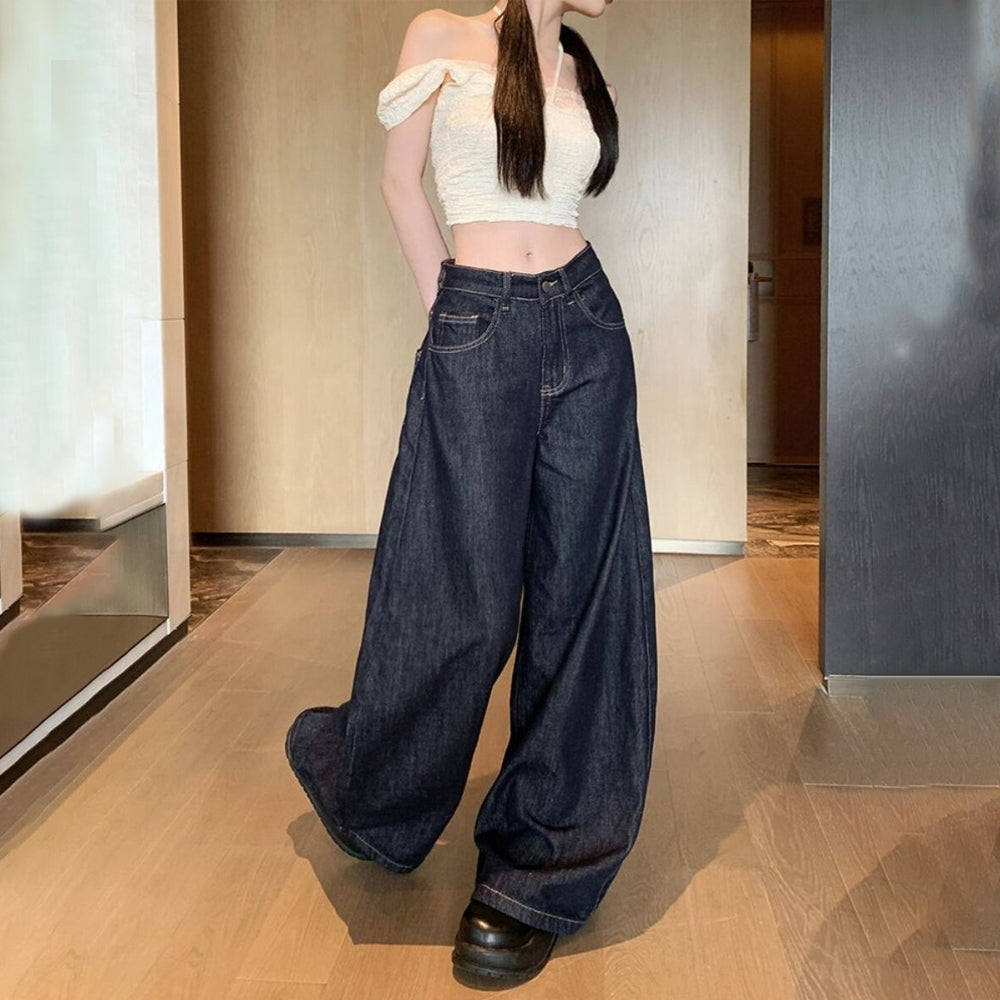 Women's High-Waist Slight-Flare Jeans