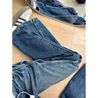 Women's Loose High-Waist Wide-Leg Jeans