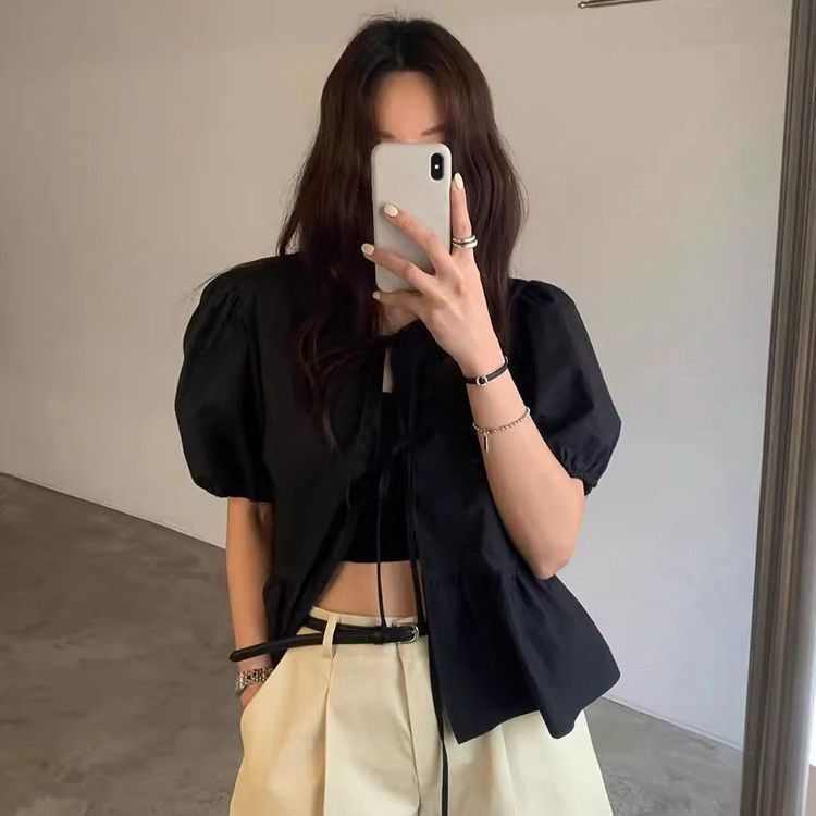 Women's Puff-sleeve Blouse