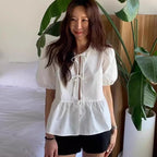 Women's Puff-sleeve Blouse