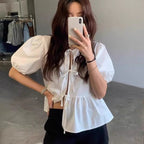 Women's Puff-sleeve Blouse