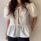 Women's Puff-sleeve Blouse