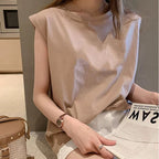 Women's Crew-Neck Sleeveless Tank Tee