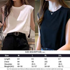 Women's Crew-Neck Sleeveless Tank Tee