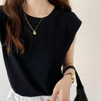 Women's Crew-Neck Sleeveless Tank Tee