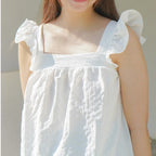 Women's Textured Sleeveless Babydoll Top