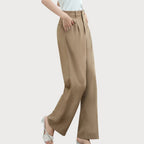 Women's Button-Detail High-Waist Suit Trousers