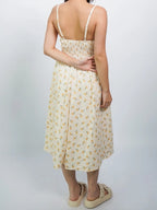 Women's Sleeveless Floral Midi Dress