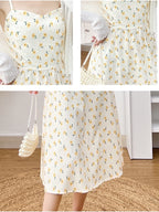 Women's Sleeveless Floral Midi Dress