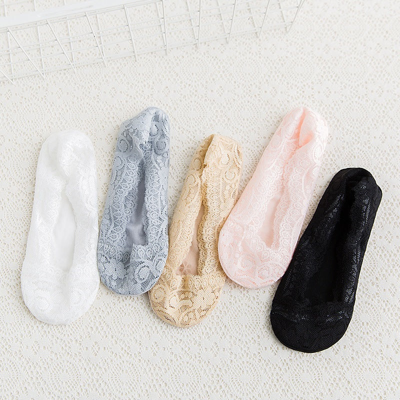 Muuv-It Women Socks Lace Invisible Socks