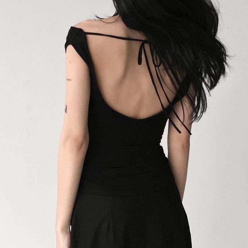 Women's Ruched Sleeveless Crop Top