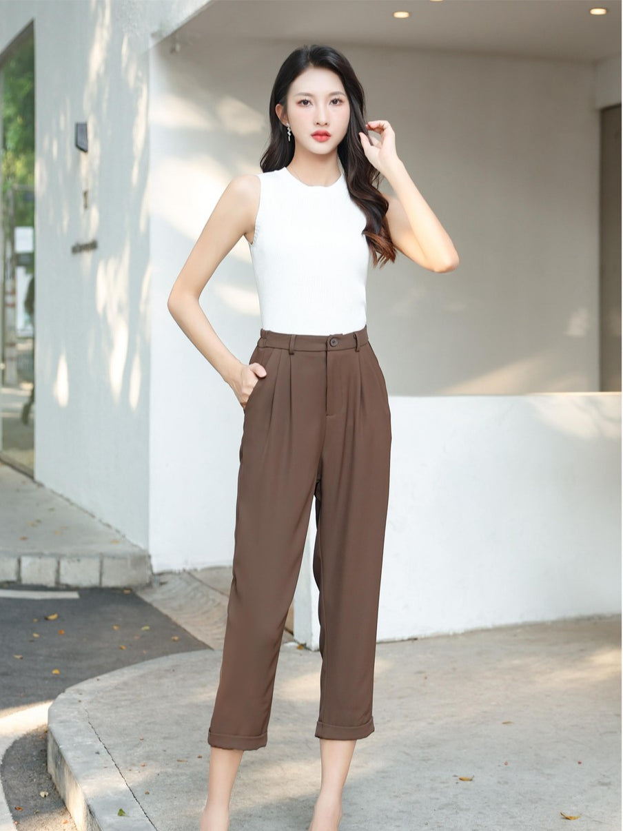 Women's Cuffed Trousers