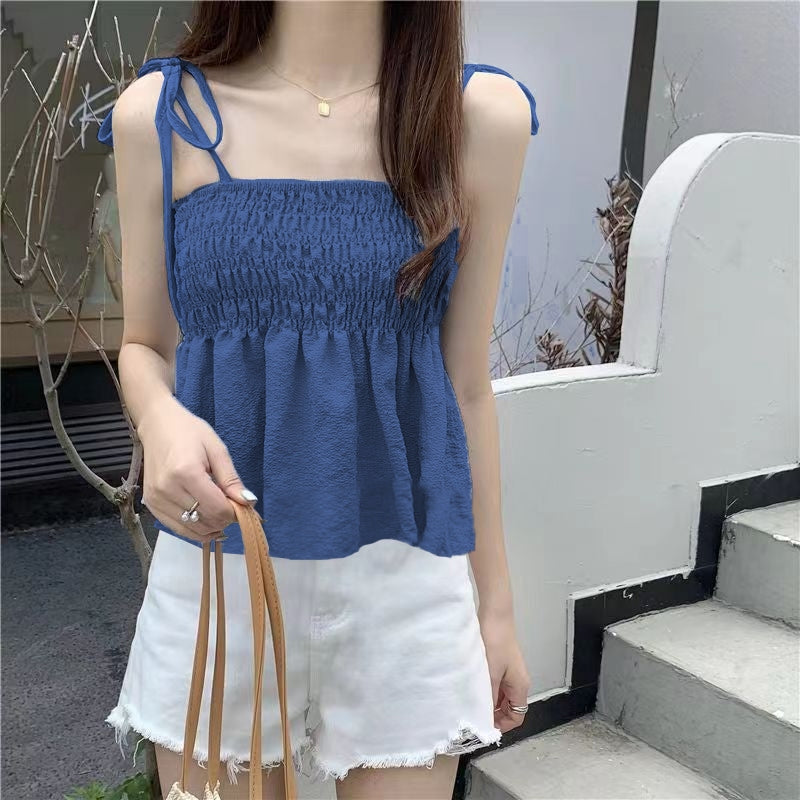 Strapless Denim Top