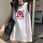 Women's Loose-Fit Printed Cotton Tank Top