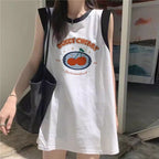 Women's Loose-Fit Printed Cotton Tank Top