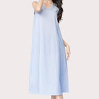 Women's V-Neck Sleeveless Midi Dress