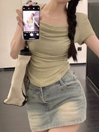 Women's Short-Sleeve Cotton T-Shirt